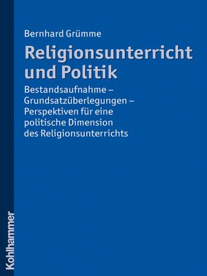 cover image of Religionsunterricht und Politik